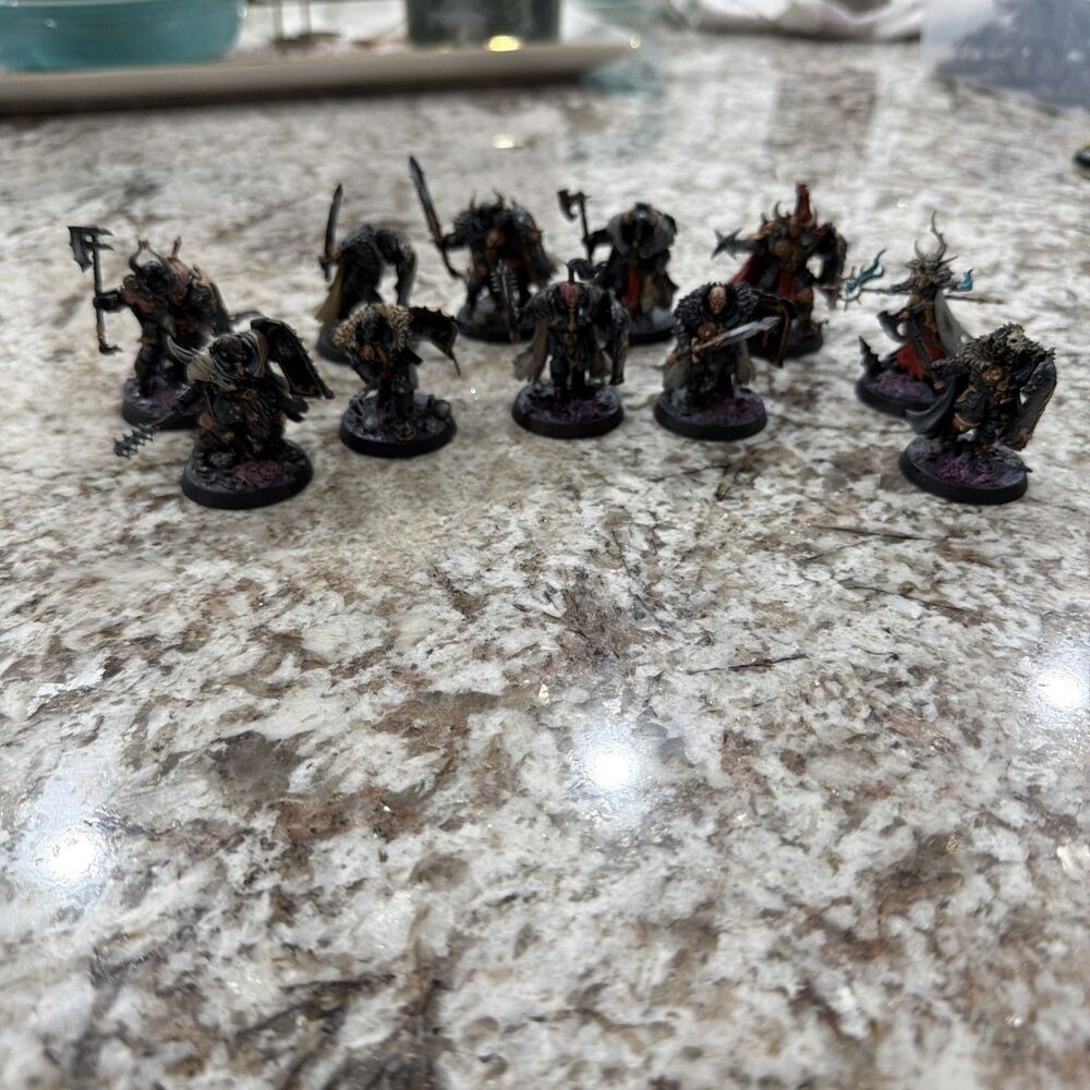 Warhammer Age of Sigmar Chaos Chosen Slaves To Darkness  Lot 11 Mini Figurines